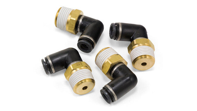 Elbow Male - 3/8" MNPT x 1/4" PTC - DOT - SMC # KV2L07-36S