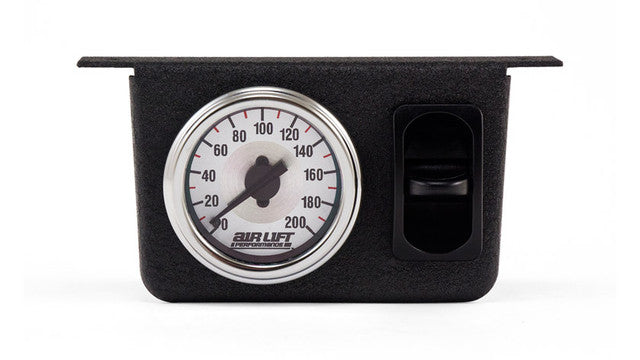 Single Needle Gauge Panel with one paddle switch - 200 PSI