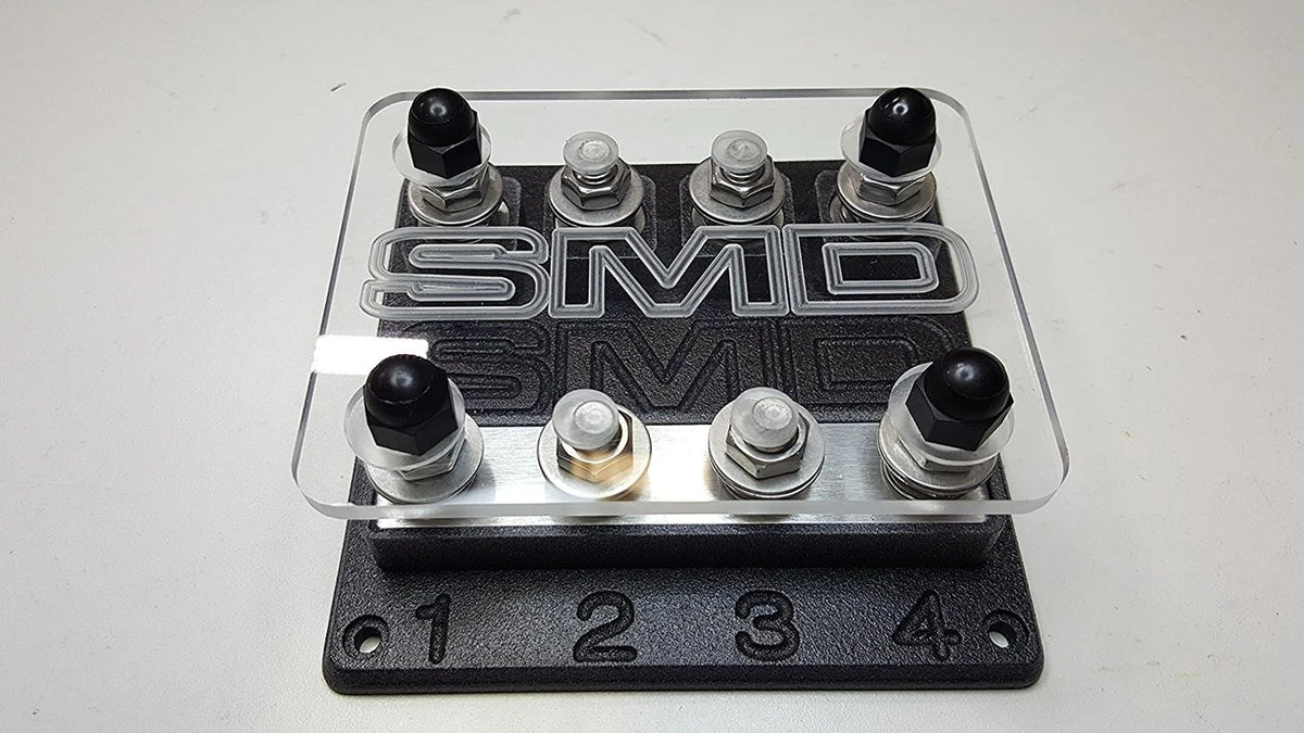 SMD Heavy Duty Quad ANL Fuse Block – 4-Circuit High-Current Fuse Holder