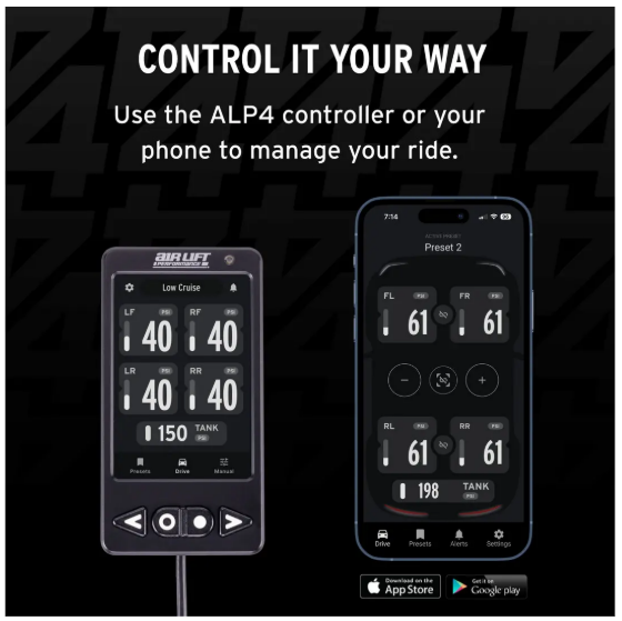 ALP4 Air Management, 1/4" Air Line (No Tank, No Compressor)