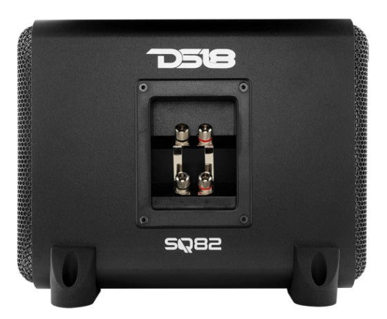 DS18 Loaded Subwoofer Enclosure 8" 300W RMS Subwoofer with 8" Passive Sub