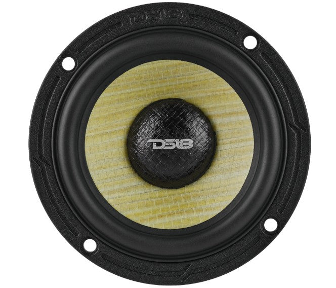DXQ 3.5” Midrange Speaker with Yellow Straw + Composite Foam Cone | 60W RMS 4-Ohm