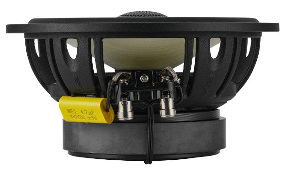 DXQ 6.5" 2-Way Coaxial Speakers with Yellow Straw + Composite Foam Cone | 150W RMS | 4 Ohm | Pair (2 Speakers)