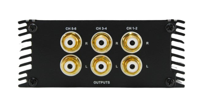 Deaf Bonce M6C-PRO Black 6-Channel High Level Signal Converter M6C-PRO