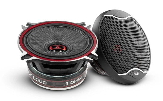 EXL 4" 2-Way Coaxial Speaker with Fiber Glass Cone | 60W RMS 3-Ohm