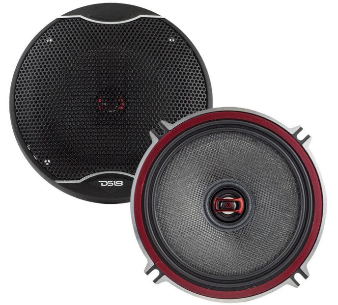 EXL 5.25" 2-Way Coaxial Speaker with Fiber Glass Cone | 80W RMS 3-Ohm
