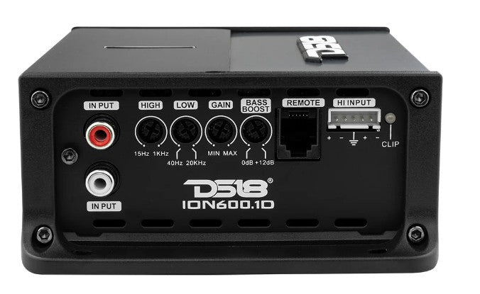 ION Compact Full Range 1 Channel Amplifier 600 Watts RMS @ 1-Ohm