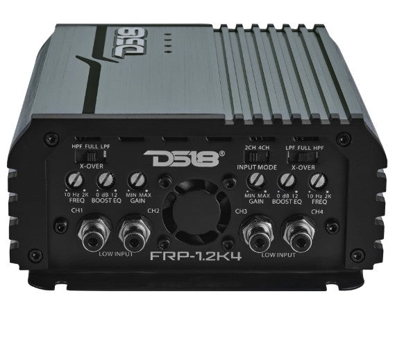 Loaded Voceteo Enclosure with Dual 8" Speakers, Dual 3.78" Tweeters, Amplifier & Speakon Cable