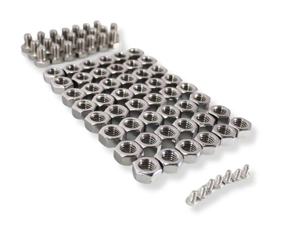 Quad Bank Aluminum Bus Bar Kit for 24 Cells