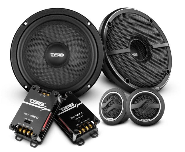 ZXI 6.5 2- Way Component Speaker System with Kevlar Cone 120 Watts Rms 4-Ohm