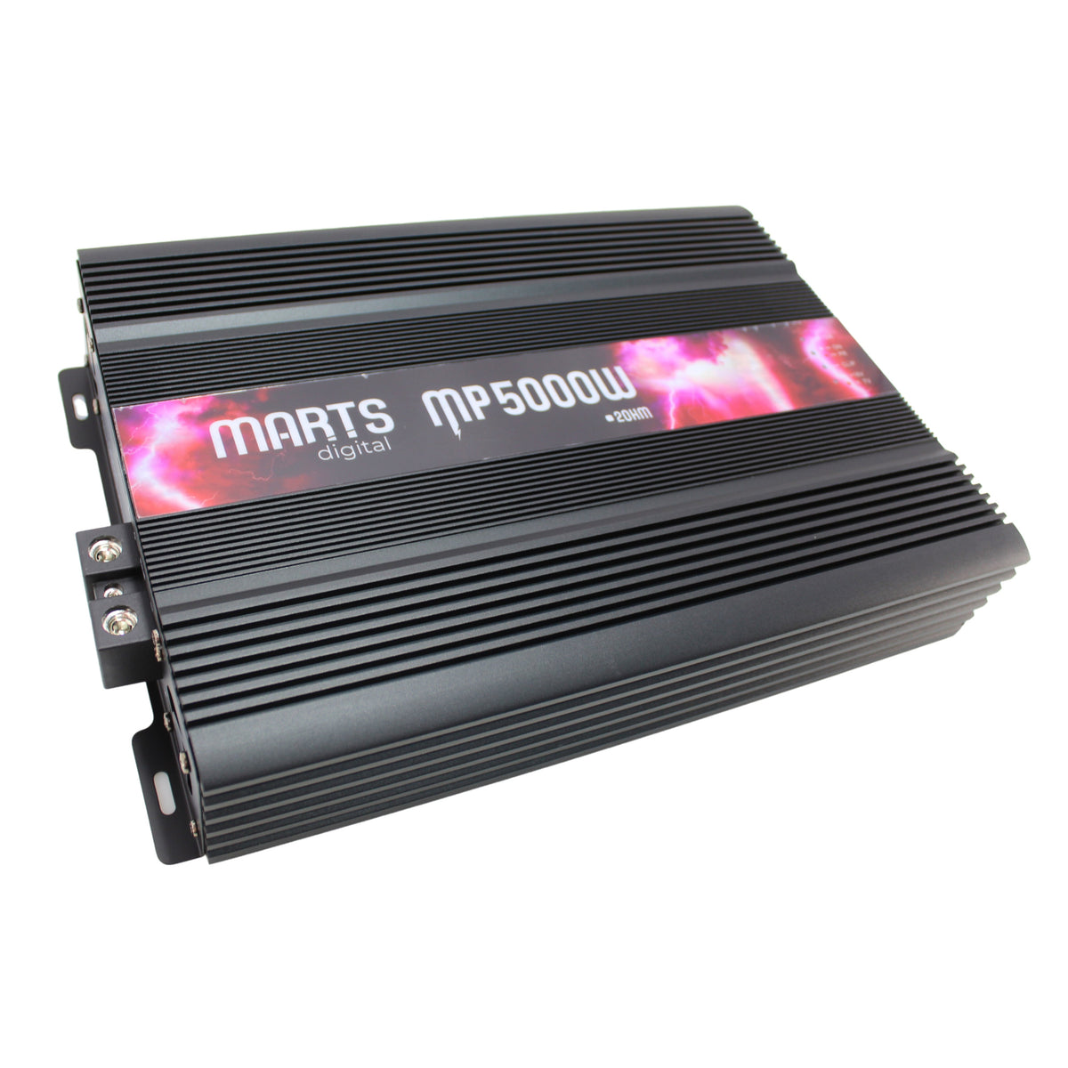 Marts Digital MP-5000-2 Premium monoblock amplifier angled view