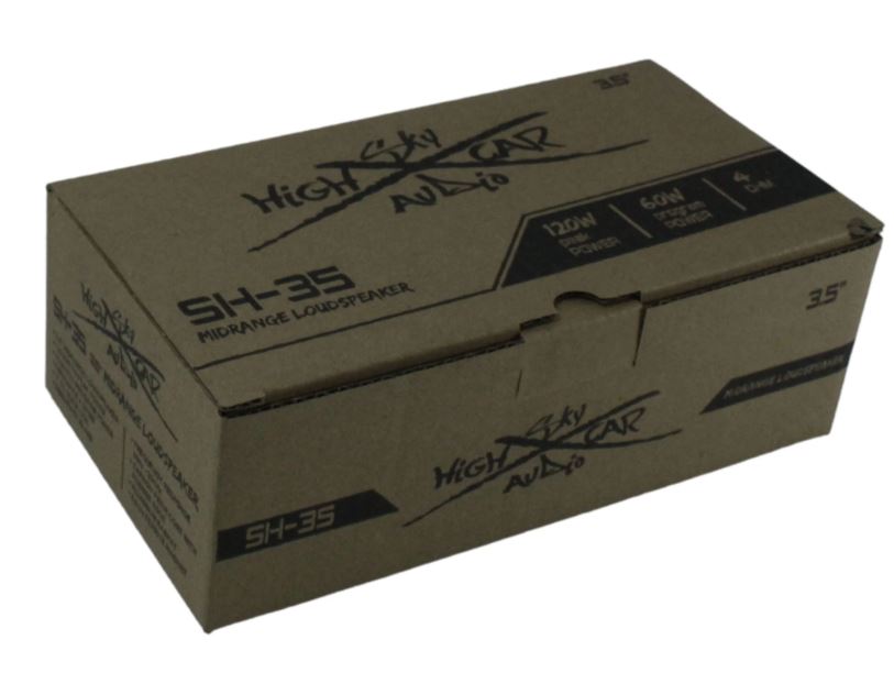 Sky High Car Audio 3.5" Neo Midrange Speakers 120W 4 Ohms SHCA-35