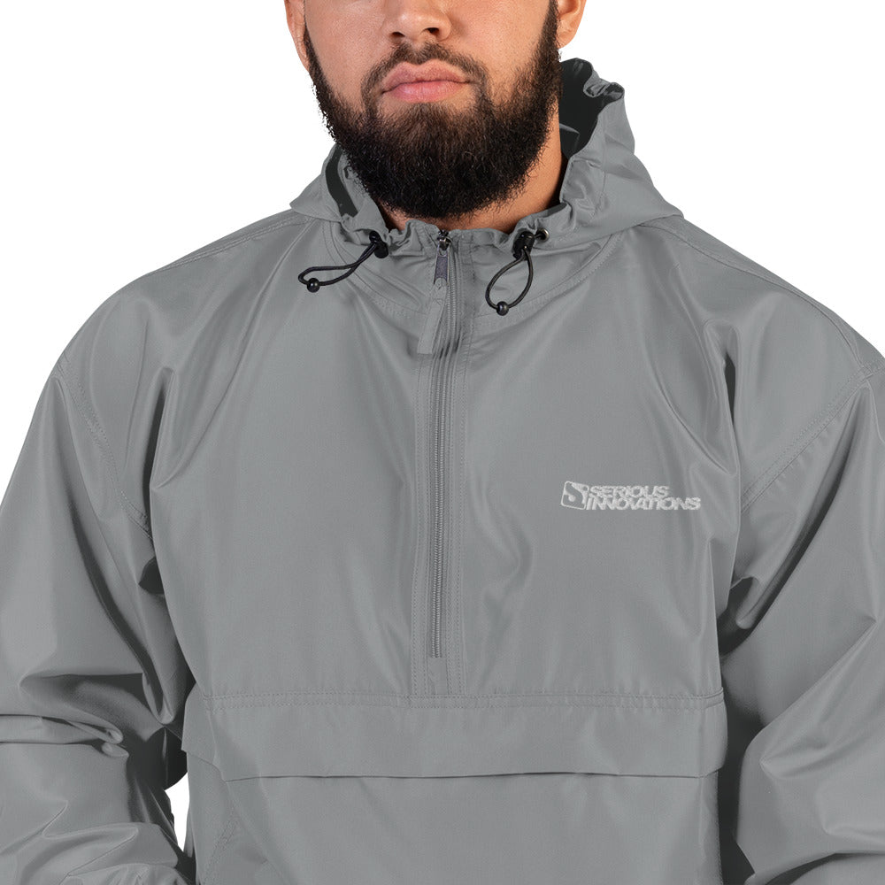 Embroidered Packable Jacket