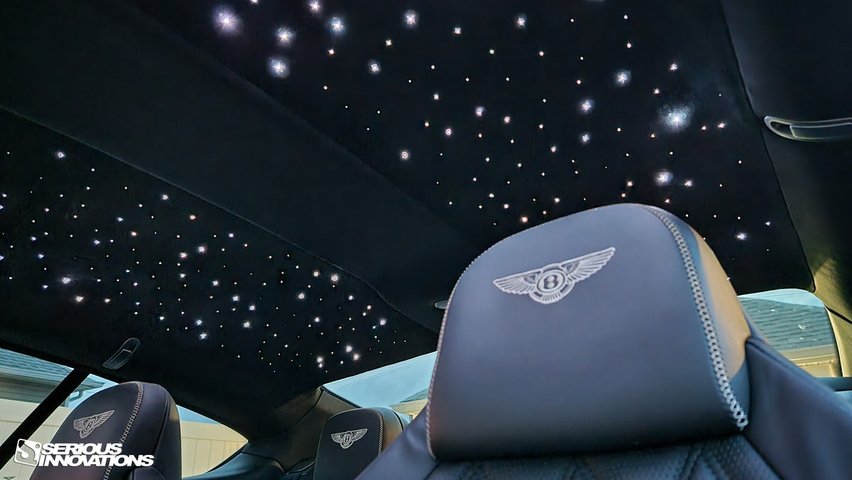 2015 Bentley Continental GT | Alcantara Headliner with Custom Starlight Fiber Optics
