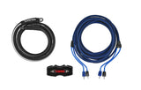 0-GA Amplifier Installation Wiring Kit - Blue