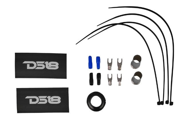 0-GA Amplifier Installation Wiring Kit - Blue
