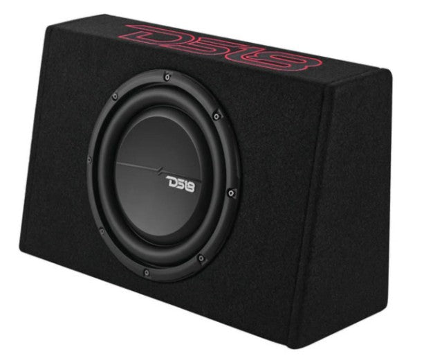 10" 350 W RMS Shallow Subwoofer Powered Enclosure w Remote DS18 PU110A