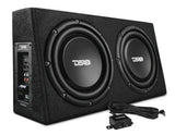 10" 350 Watts RMS 2 Ohm Midbass Shallow Subwoofer Enclosure with Bass Knob