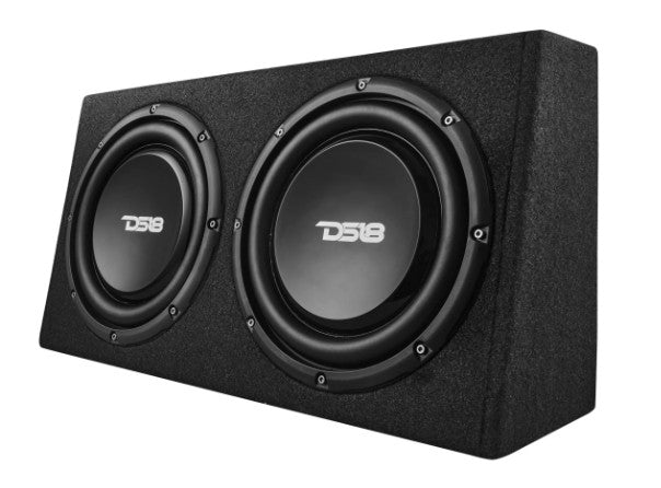 10" 350 Watts RMS 2 Ohm Midbass Shallow Subwoofer Enclosure with Bass Knob