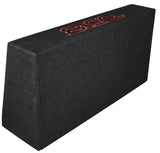 10" 350 Watts RMS 2 Ohm Midbass Shallow Subwoofer Enclosure with Bass Knob