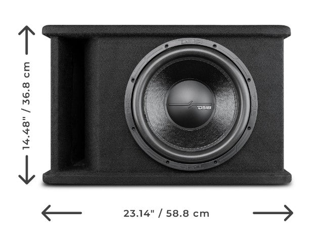 12" Loaded Subwoofer Ported Enclosure With ZR12.2D 800 Watts Rms