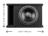12" Loaded Subwoofer Ported Enclosure With ZR12.2D 800 Watts Rms