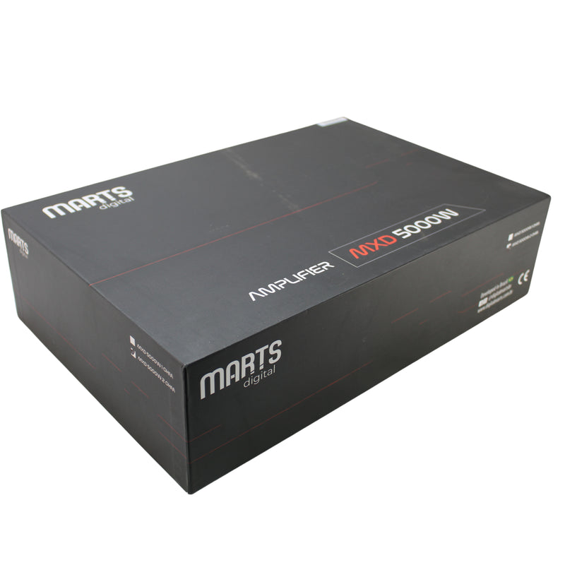 Marts Digital MXD-5000W Full-Range Monoblock Class D Amplifier (5000W RMS – 2 Ohm)
