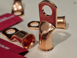 Premium Copper Ring Terminal Pack (5-Pack) with "Serious Innovations" Heat Shrink