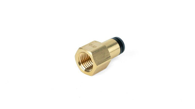 Straight Female - 1/4" FNPT x 1/4" PTC - DOT - SMC # KV2F07-35