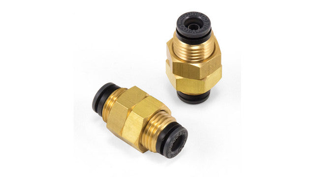 Bulkhead Union - 1/4" PTC x 1/4" PTC - DOT - SMC # KV2E07-00