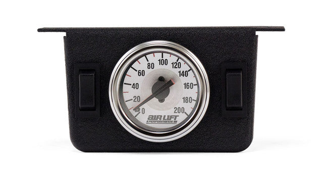 Dual Needle Gauge Panel with two switches - 200 PSI