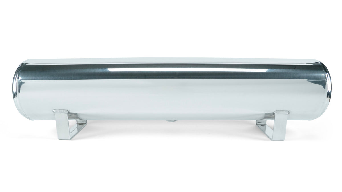 4 Gal. Polished Tank w/ Viair 444c chrome compressor, 1/4" & 3/8" fittings & tank mounting hardware