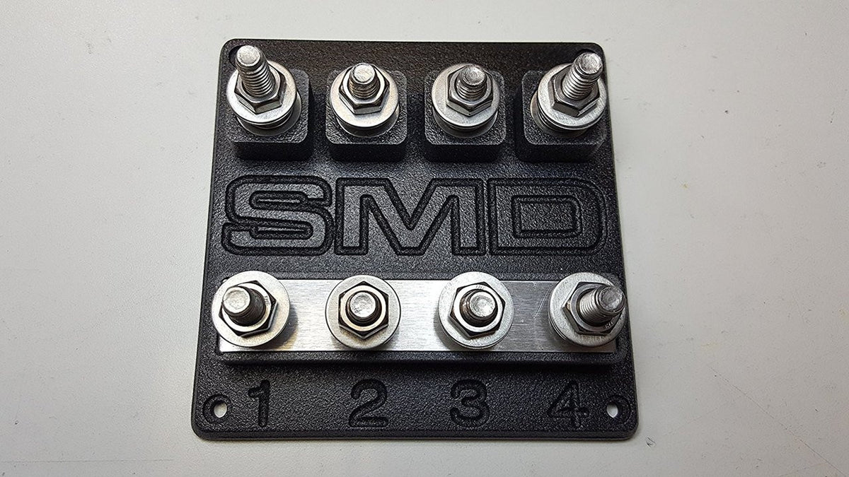 SMD Heavy Duty Quad ANL Fuse Block – 4-Circuit High-Current Fuse Holder