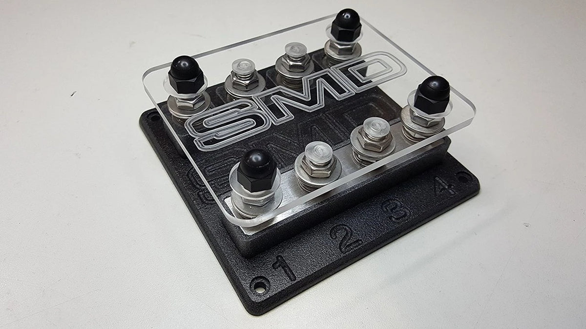 SMD Heavy Duty Quad ANL Fuse Block – 4-Circuit High-Current Fuse Holder