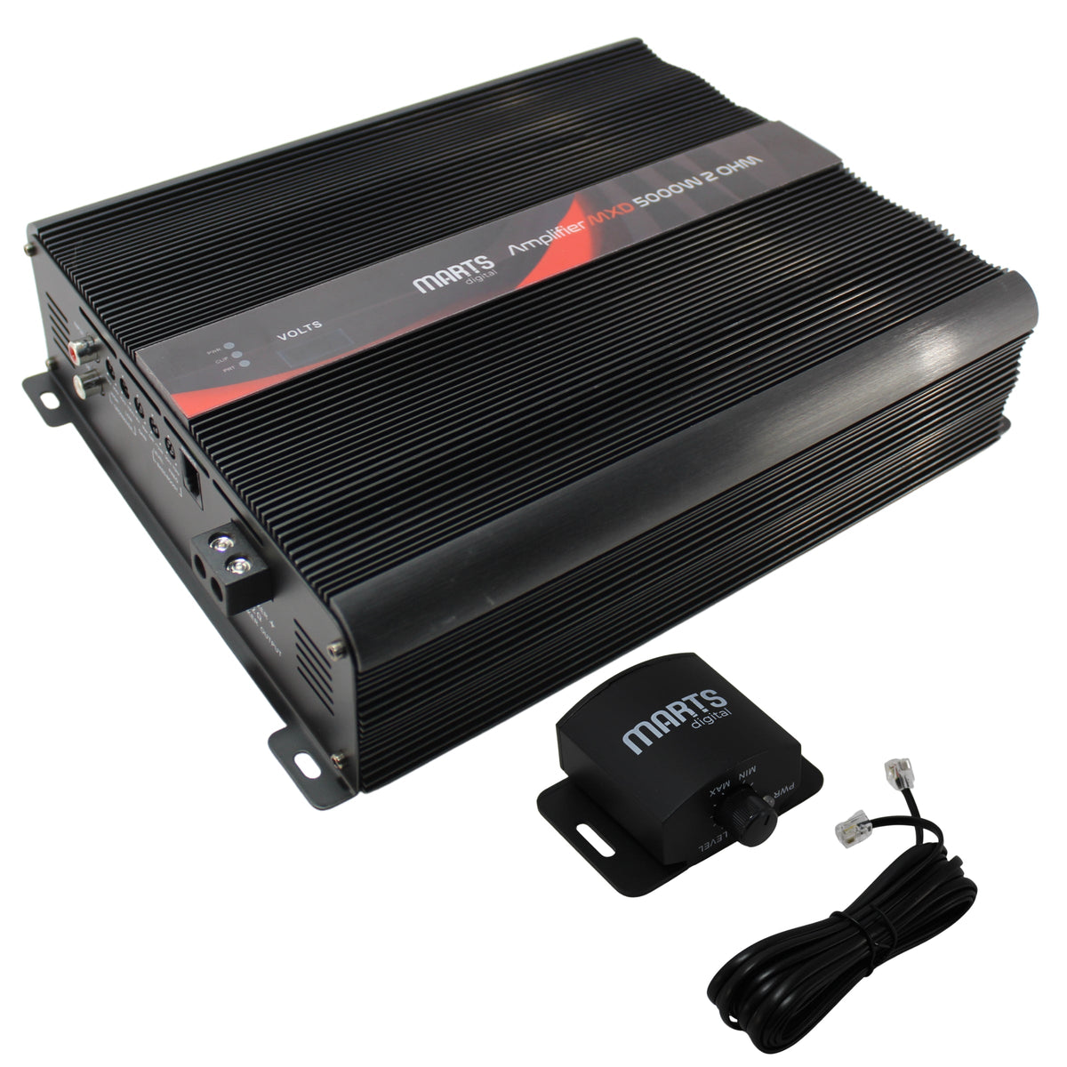 Marts Digital MXD-5000W Full-Range Monoblock Class D Amplifier (5000W RMS – 2 Ohm)