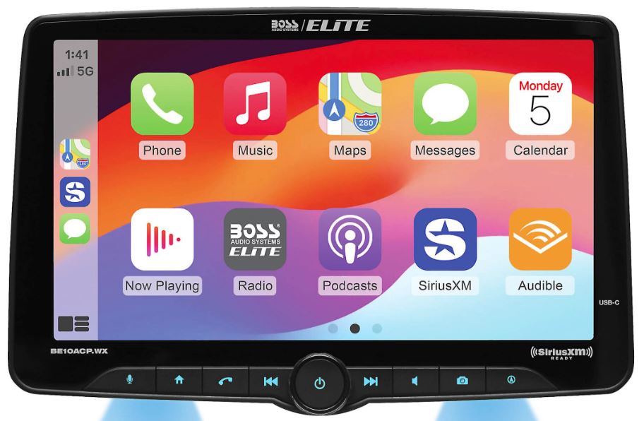 BOSS Audio Elite Single-DIN Touchscreen