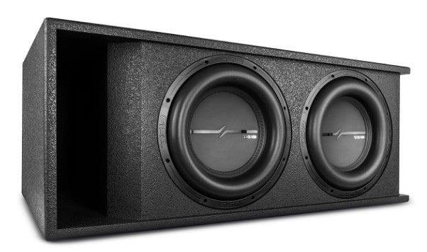 DS18 12" Loaded Dual Vented Armored 4000W Subwoofer Enclosure ZXI-212LD-RG