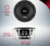 DS18 6XL650NB-4 6.5” Neodymium Midrange Speaker