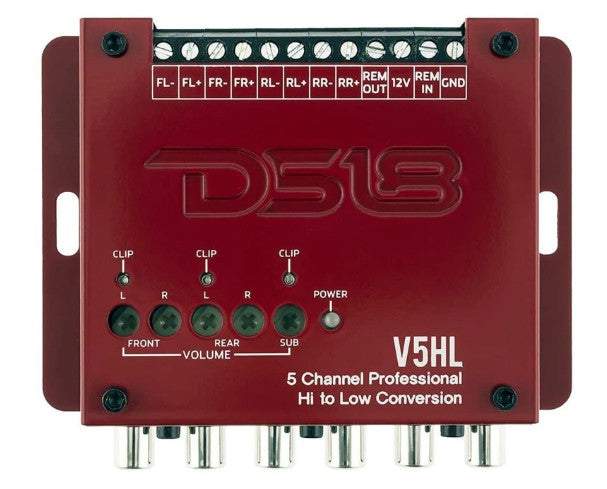 DS18 V5HL 5-Channel Hi/Lo Line Output Converter with Remote Trigger