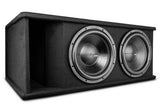 DS18 Dual 12" Loaded Subwoofer Ported Enclosure With ZR12.4D 1500 Watts Rms