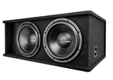 DS18 Dual 12" Loaded Subwoofer Ported Enclosure With ZR12.4D 1500 Watts Rms
