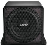 DS18 Loaded Subwoofer Enclosure 8" 300W RMS Subwoofer with 8" Passive Sub