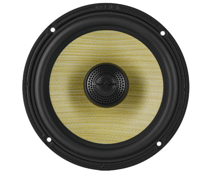 DXQ 6.5" 2-Way Coaxial Speakers with Yellow Straw + Composite Foam Cone | 150W RMS | 4 Ohm | Pair (2 Speakers)