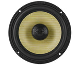 DXQ 6.5" 2-Way Coaxial Speakers with Yellow Straw + Composite Foam Cone | 150W RMS | 4 Ohm | Pair (2 Speakers)