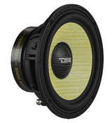 DXQ 6.5" 2-Way Component Speaker Set with Yellow Straw + Composite Foam Cone | 150W RMS 4-Ohm