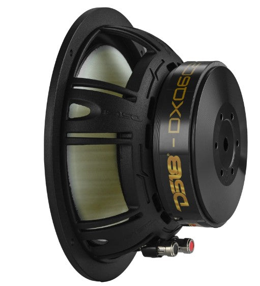 DXQ 6.5" 2-Way Component Speaker Set with Yellow Straw + Composite Foam Cone | 150W RMS 4-Ohm