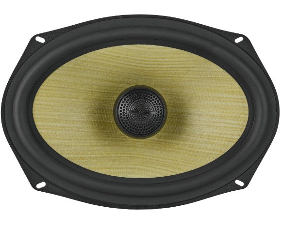 DXQ 6x9" 2-Way Coaxial Speaker with Yellow Straw and Composite Foam Cone | 150W RMS 4-Ohm