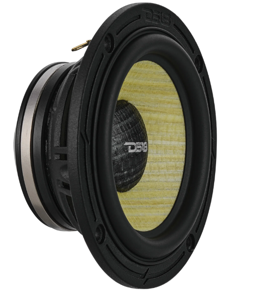 DXQ 6.5" 3-Way Component Speaker Set with Neodymium Magnet and Yellow Straw + Composite Foam Cone | | 180W RMS 4-Ohm