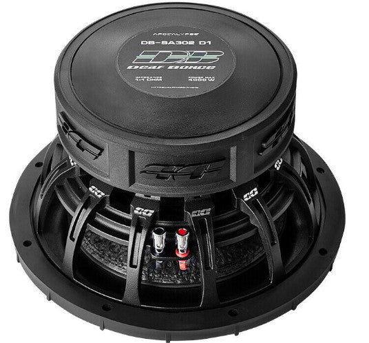Deaf Bonce Apocalypse 12" Dual Voice Coil 1 ohm 4000W Max Subwoofer SA302-D1