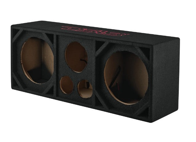 Dual 10” + Dual 4” Tweeter + 2” Driver Ported Empty Voceteo Enclosure | Speakon-Ready